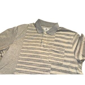 UNIQLO Engineered Garments Striped Polo Shirt Men's‎ XL Short Sleeve